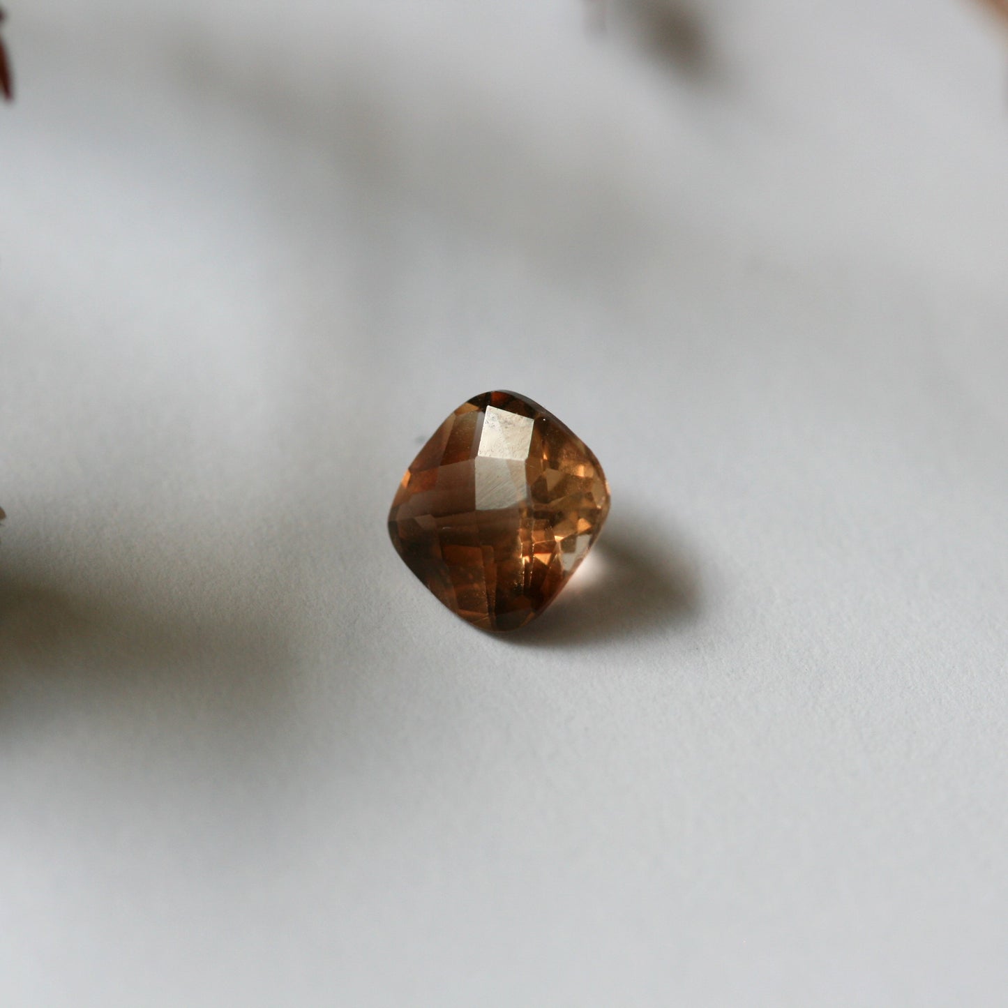 1.6ct Champagne Topaz - Cushion Cut - 7.1mm