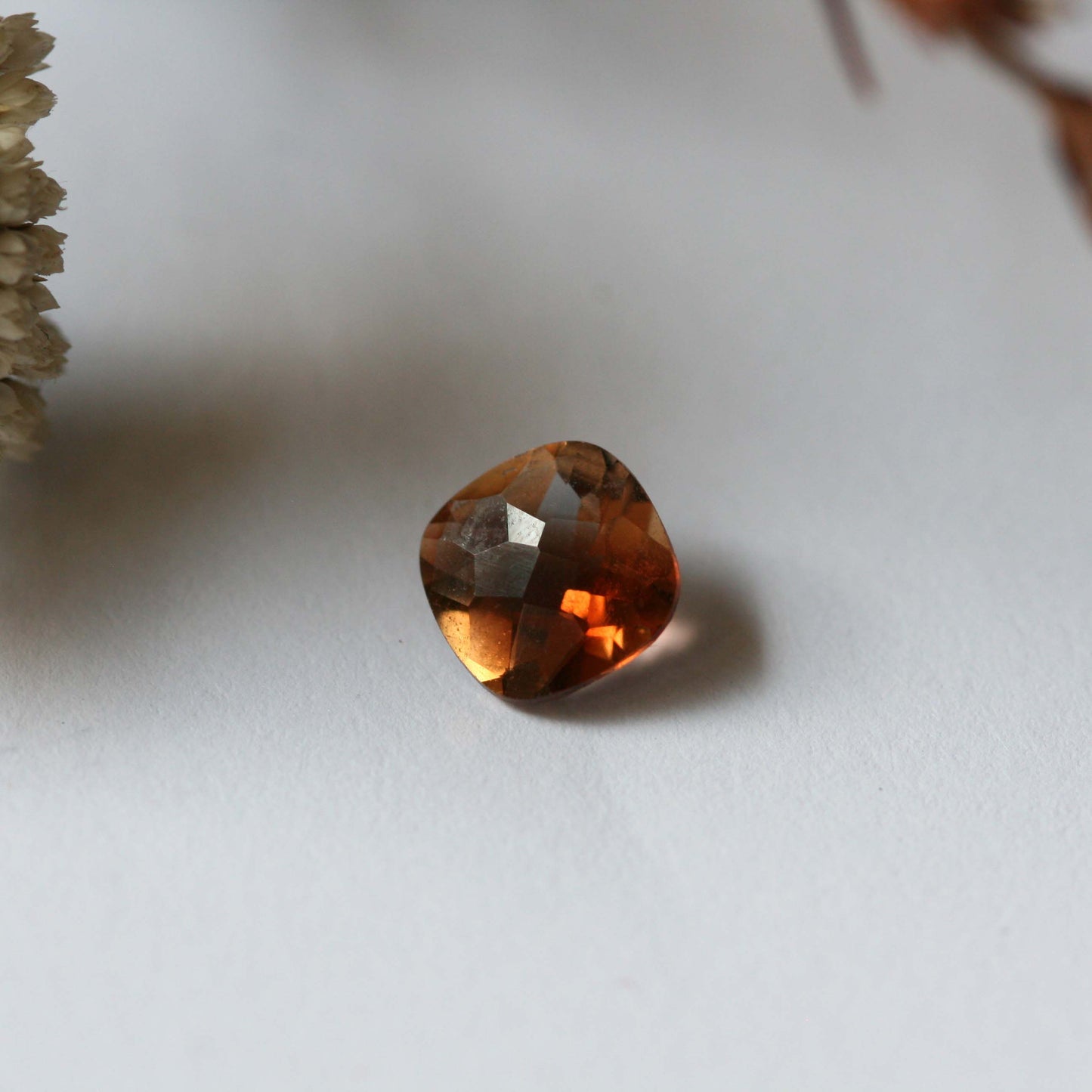 1.2ct Champagne Topaz - Cushion Cut - 7x7mm