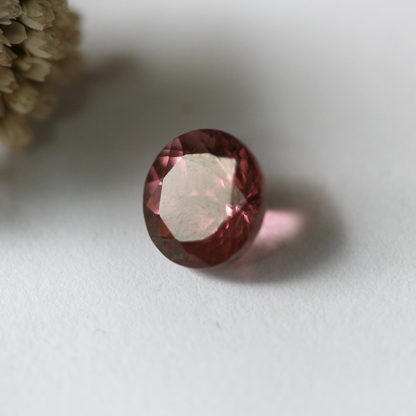 1.4ct Pink Tourmaline - Round Cut - 7.1mm