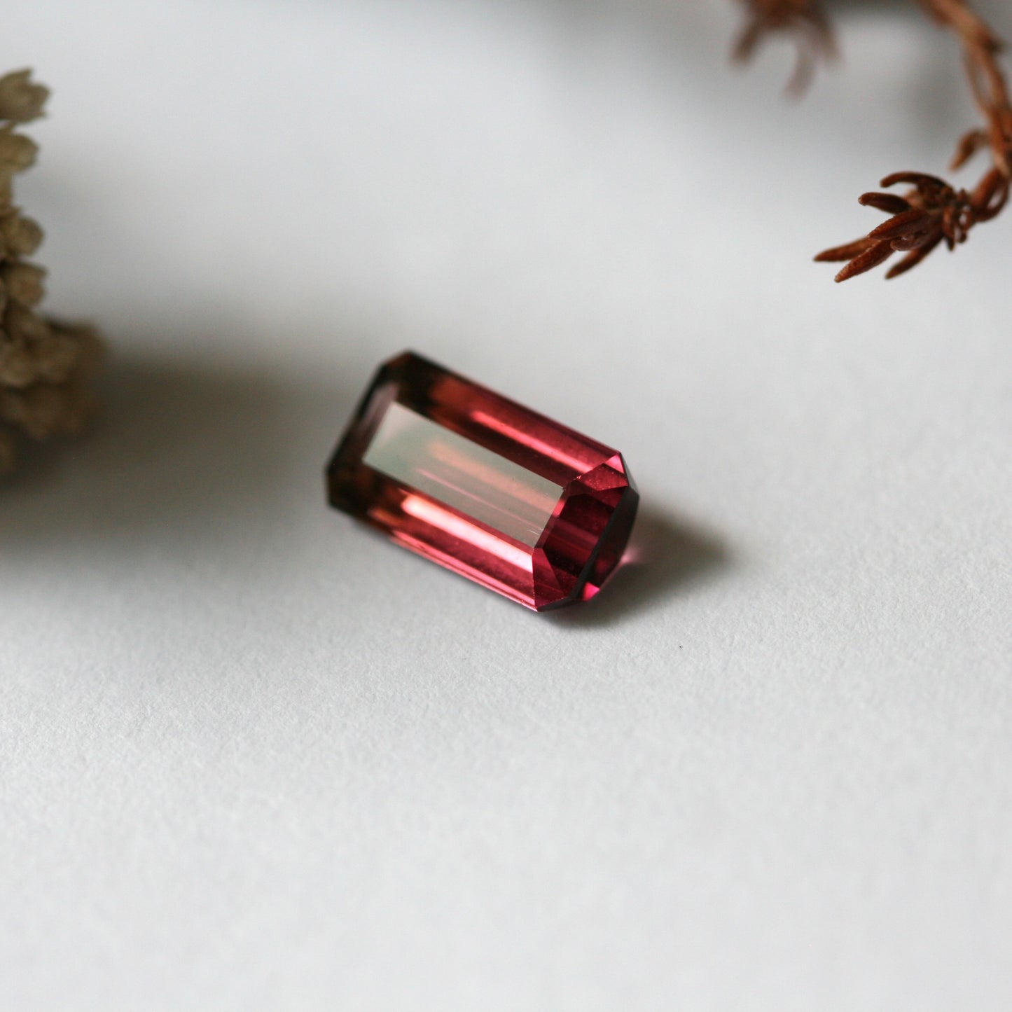 1.8ct Pink Tourmaline - Octagonal Cut - 10x5mm