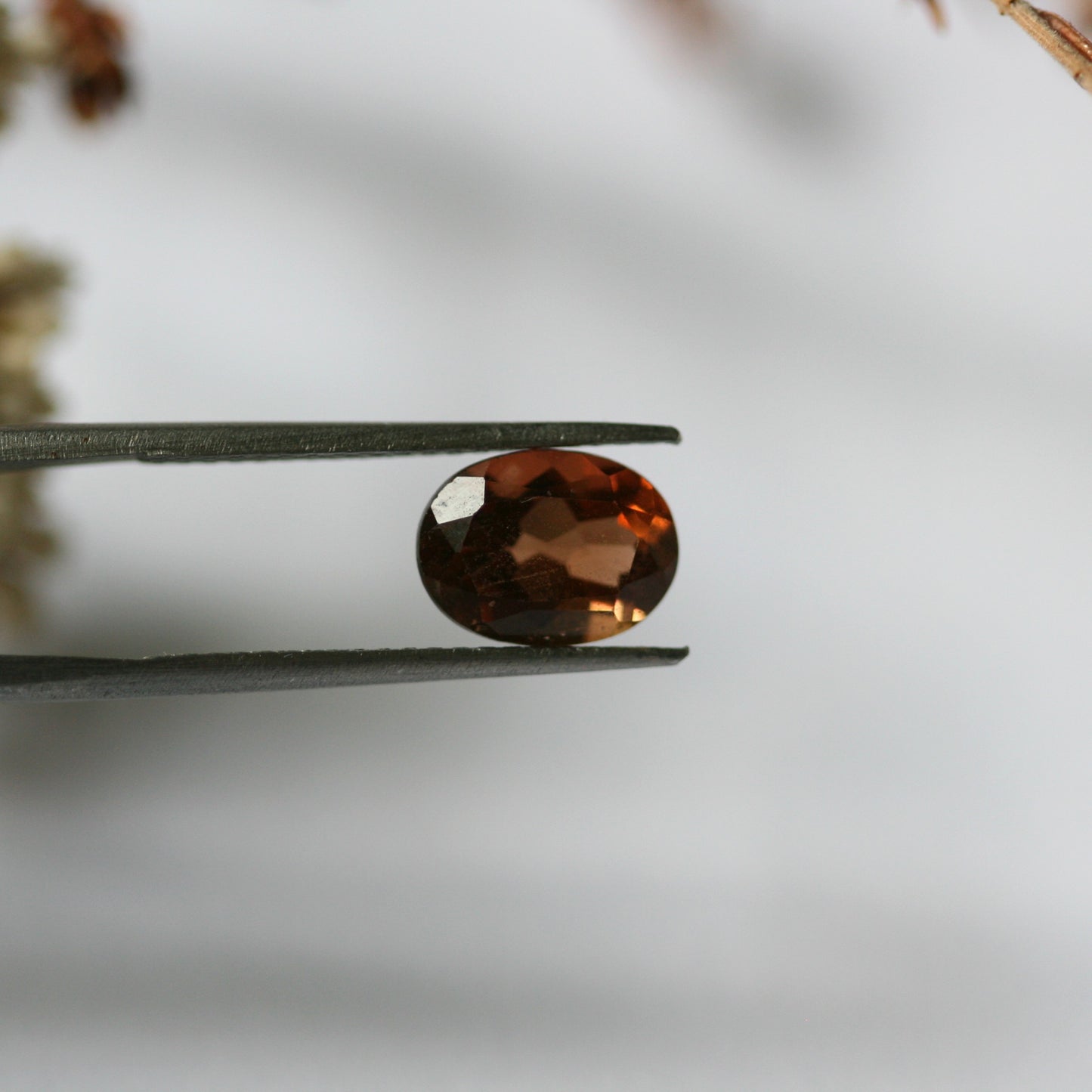 1.6ct Champagne Topaz - Oval Cut - 8.2x6.1mm