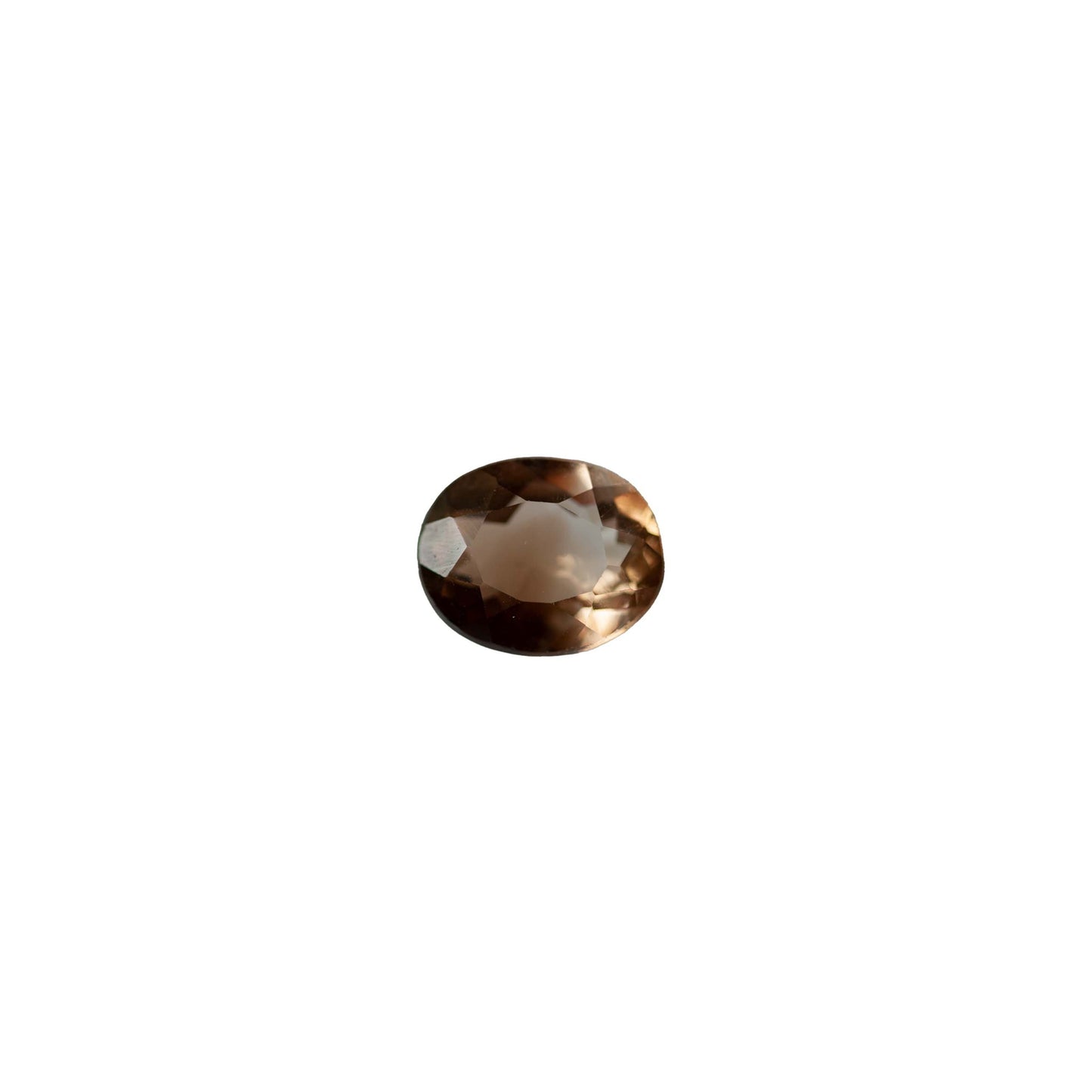 2.8ct Bi-coloured Champagne Topaz - Oval Cut - 9.7x7.9mm