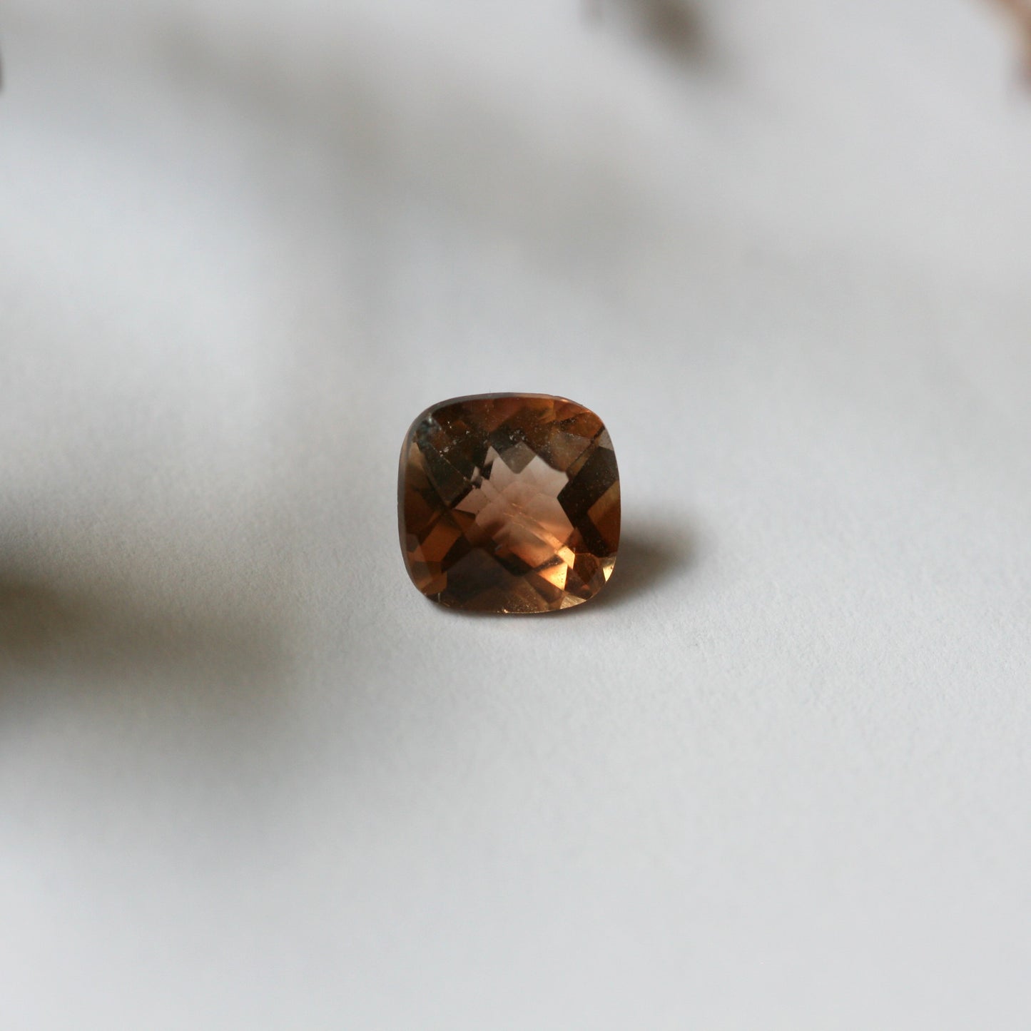 1.6ct Champagne Topaz - Cushion Cut - 7.1mm