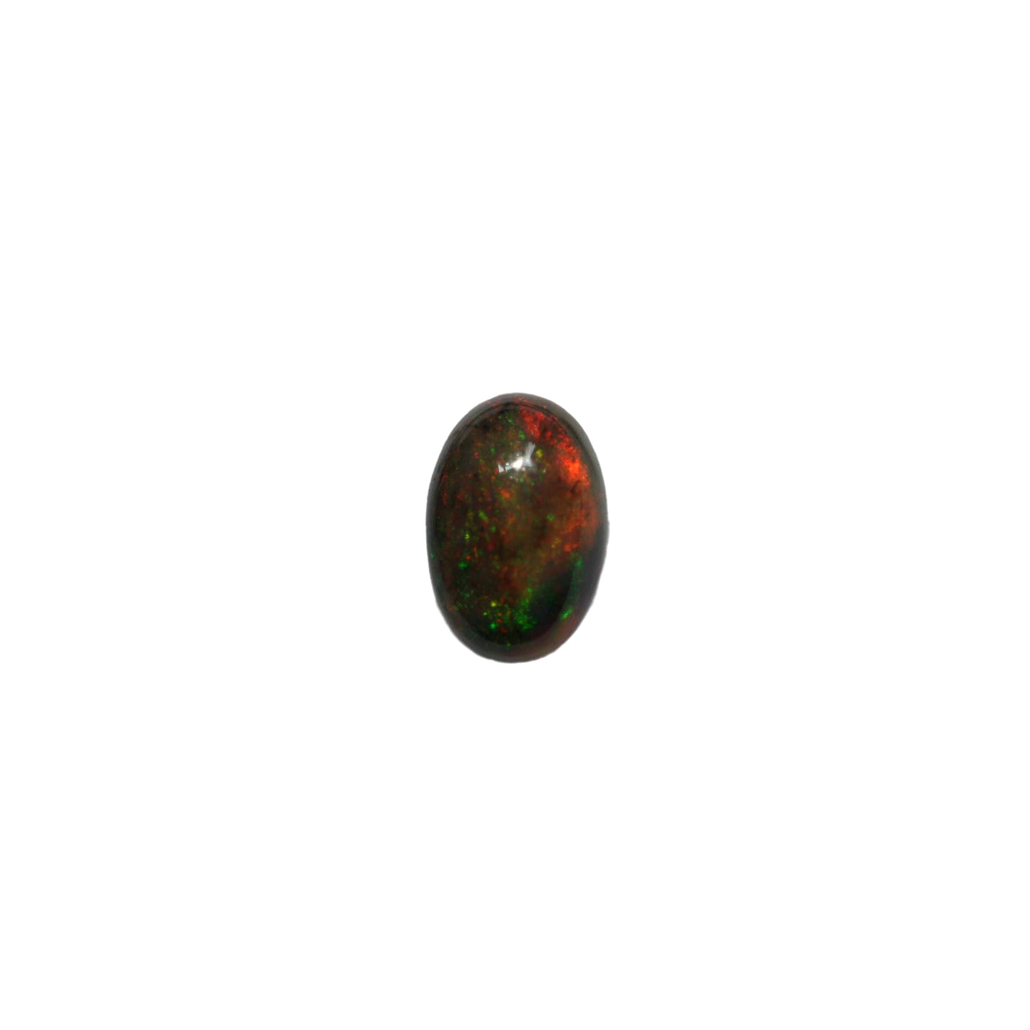 1.6ct Black Opal - Oval Cabochon - 10.2x7mm