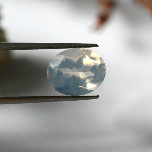 2.5ct Lavender Quartz - Oval Cut - 10x8mm