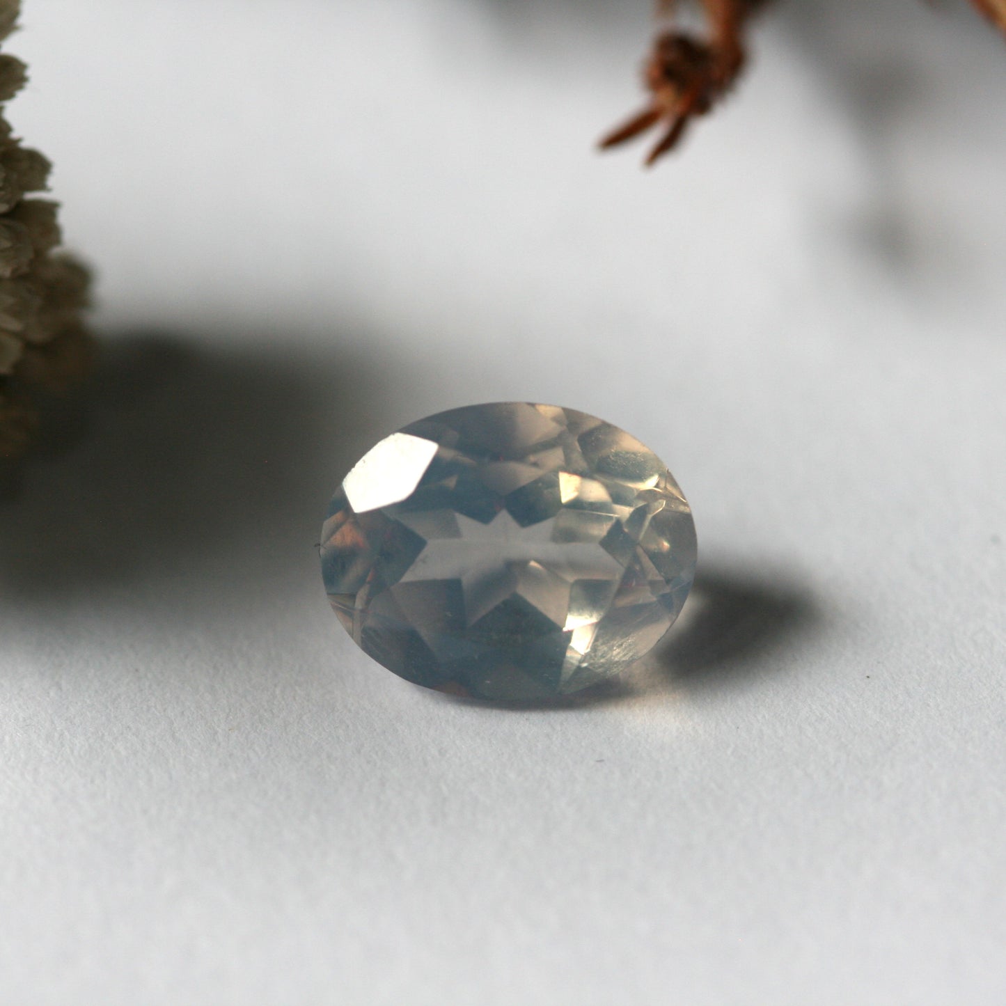 2.5ct Lavender Quartz - Oval Cut - 10x8mm