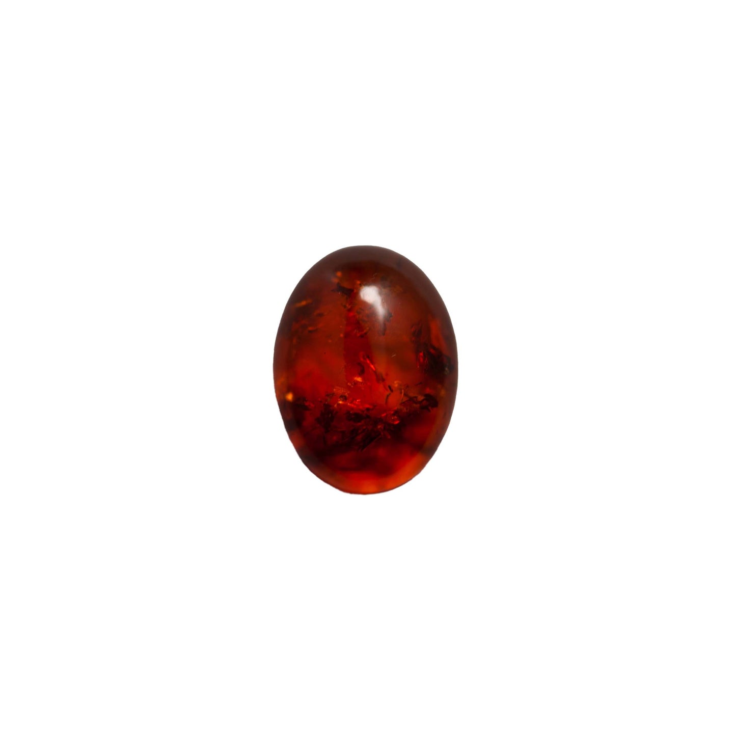 3.5ct Amber - Oval Cabochon - 16x12mm